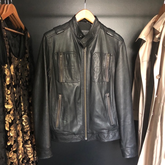 murano leather jacket